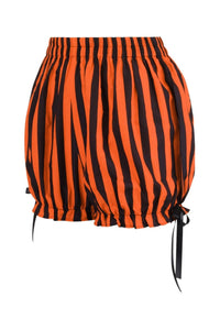 Black/Orange Striped Bloomers