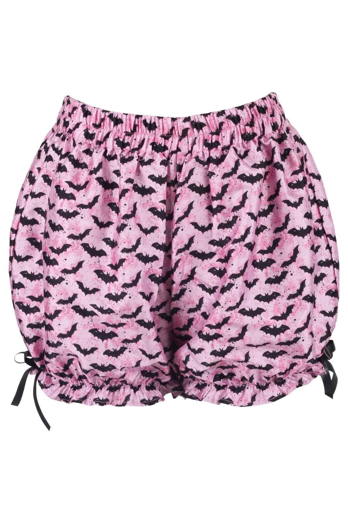 LIMITED EDITION Black/Pink Bats Crepe Bloomers