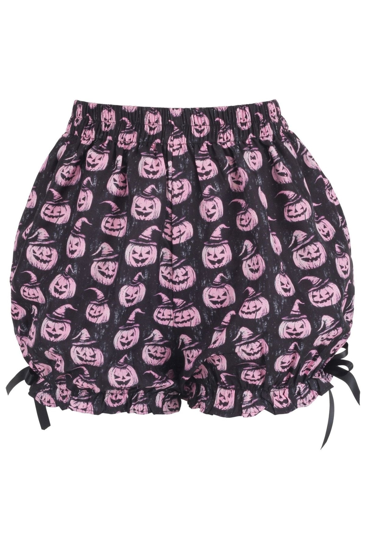 LIMITED EDITION Black/Pink Scary Pumpkin Pattern Crepe Bloomers