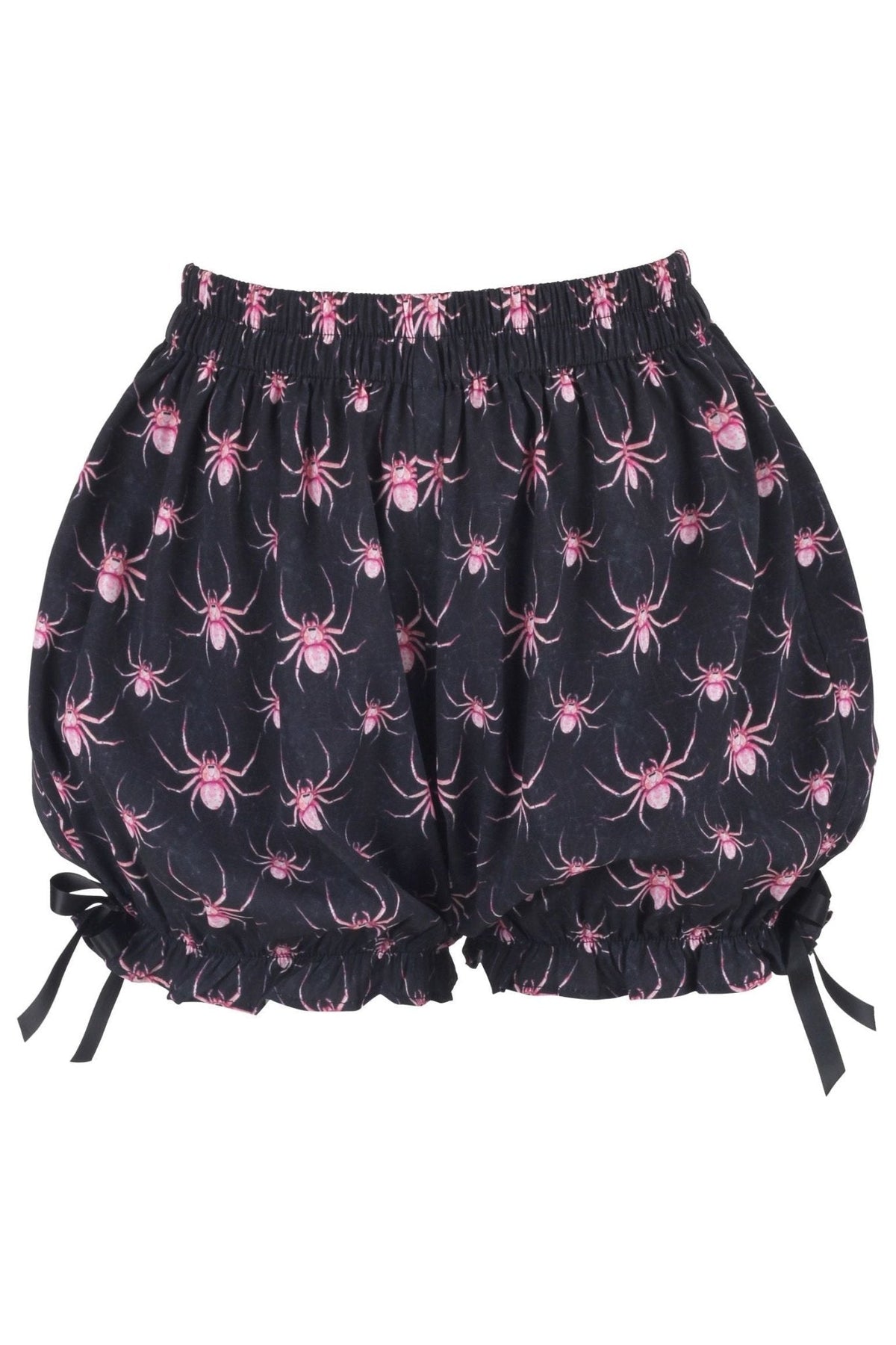 LIMITED EDITION Black/Pink Spider Crepe Bloomers