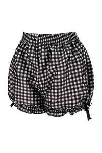 LIMITED EDITION Black/White Gingham Crepe Bloomer