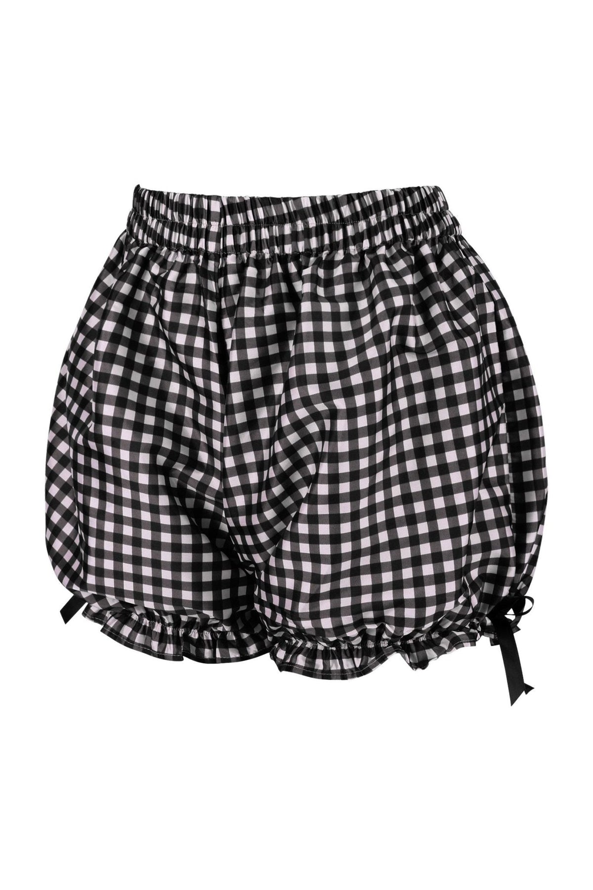 LIMITED EDITION Black/White Gingham Crepe Bloomer