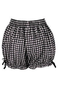 LIMITED EDITION Black/White Gingham Crepe Bloomer