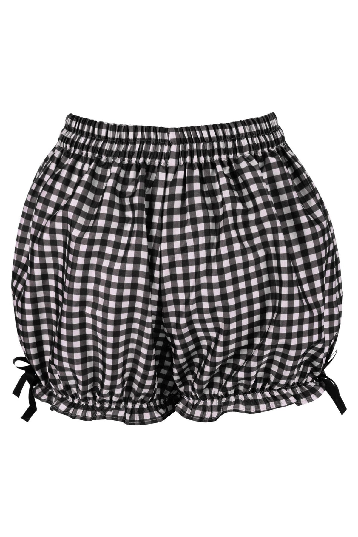 LIMITED EDITION Black/White Gingham Crepe Bloomer