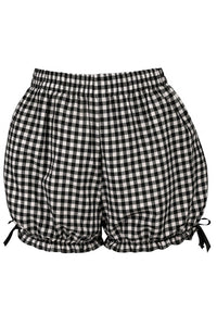 LIMITED EDITION Black/White Gingham Crepe Bloomer