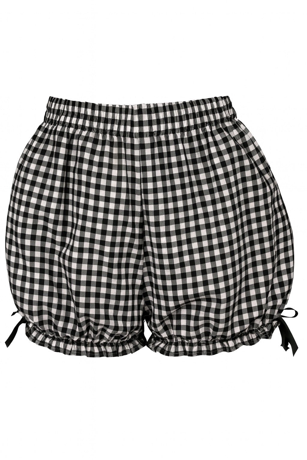 LIMITED EDITION Black/White Gingham Crepe Bloomer