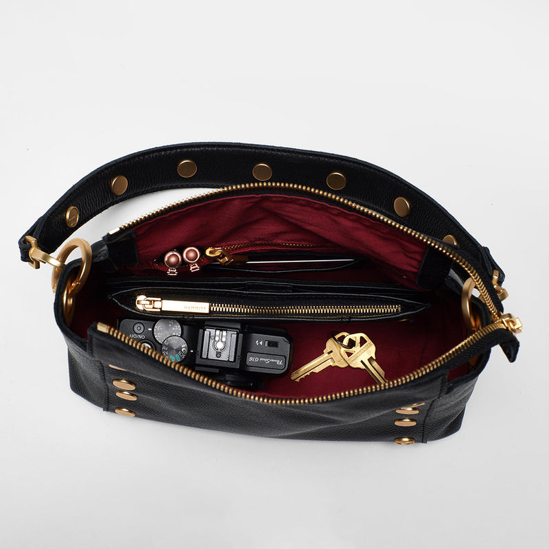 Hammitt Bryant Med Leather Shoulder Bag Revival Collection/Brushed Gold-Rebel Romance