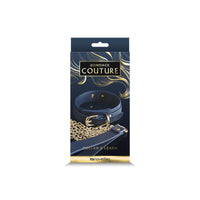 Vinyl Collar and Leash - Blue