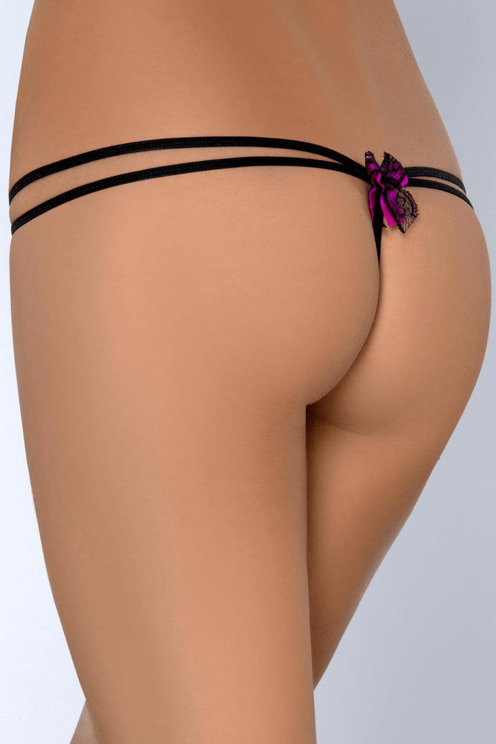 Cassis Crotchless G-String-Axami-Rebel Romance