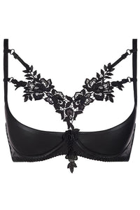 Axami Illusion Floral Open Cups Shelf Bra