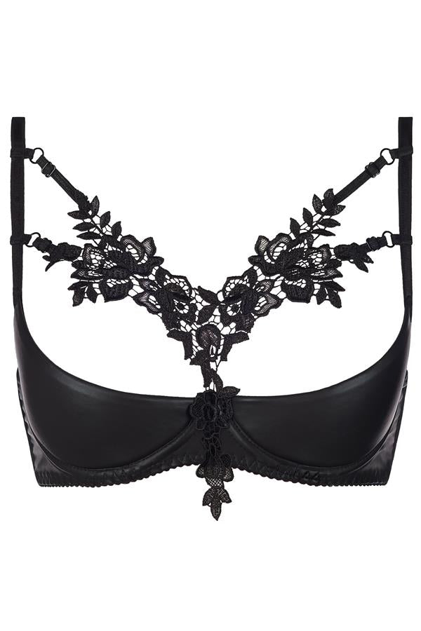 Axami Illusion Floral Open Cups Shelf Bra