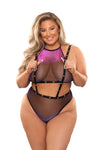 Queen Vibes Stardust Halter Top & Suspender Bottoms Bra Set