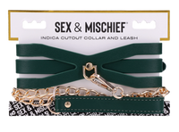Indica Cutout Collar & Leash