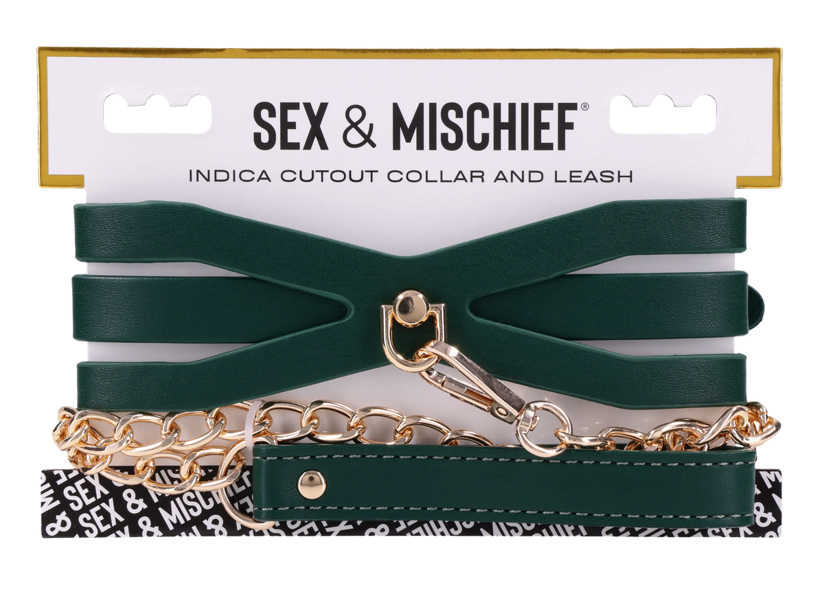 Indica Cutout Collar & Leash