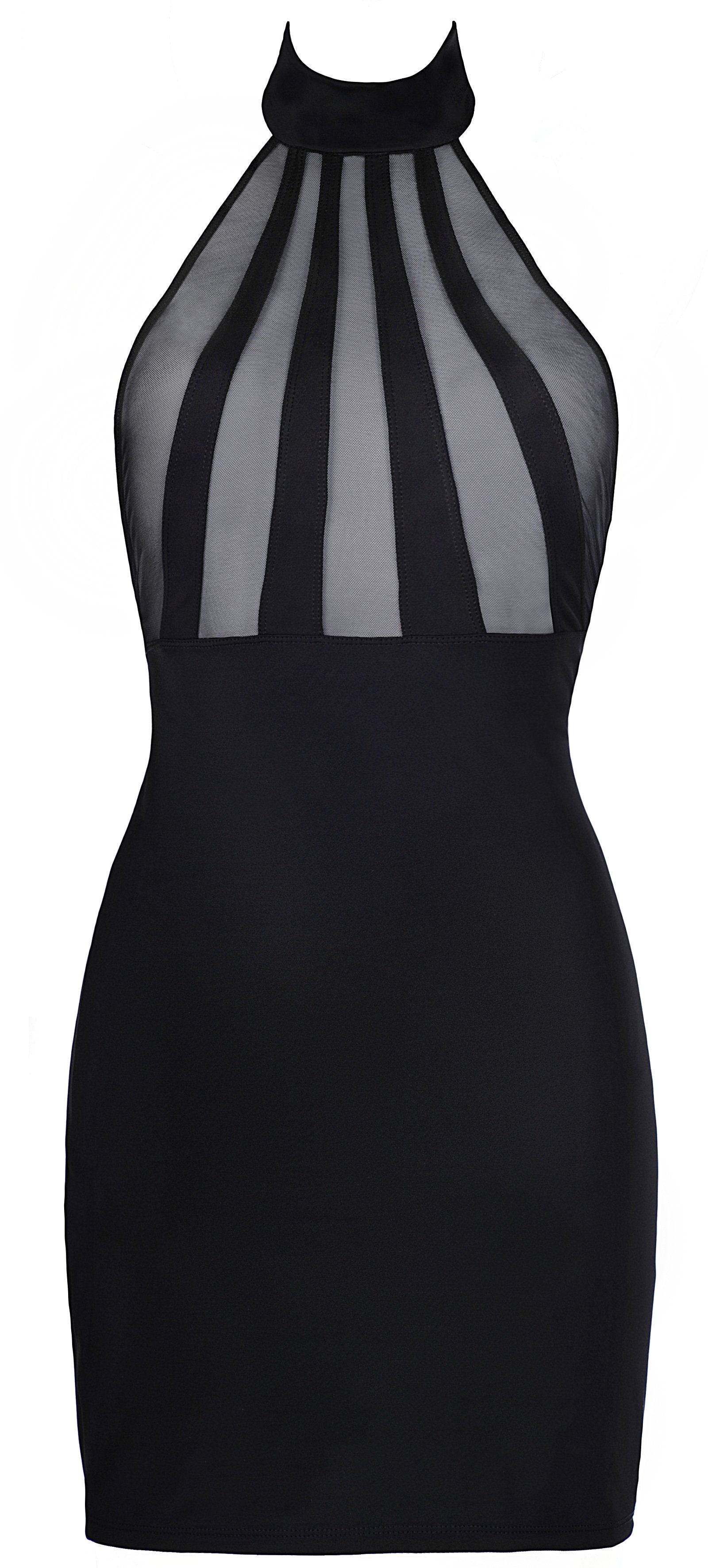 Axami 9149 Charbon Black Sheer Dress
