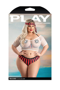 Fantasy Curve Play Treasured Pirate Costume Set