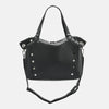Hammitt Daniel Lrg Leather Tote Bag Black/Gunmetal-Rebel Romance