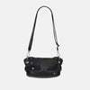 Hammitt Daniel Sml Leather Crossbody Clutch Bag Black/Gunmetal-Rebel Romance
