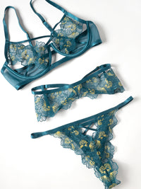 Oh la la Cheri Daphne Underwire Caged Cups Bra Set