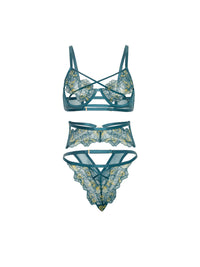Oh la la Cheri Daphne Underwire Caged Cups Bra Set