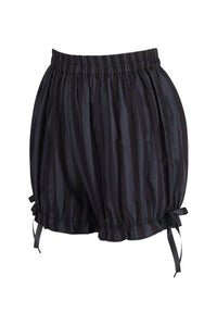 Dark Gray/Black Striped Bloomers