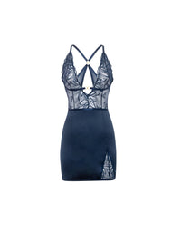 Oh la la Cheri Davina Sheer Babydoll Dress