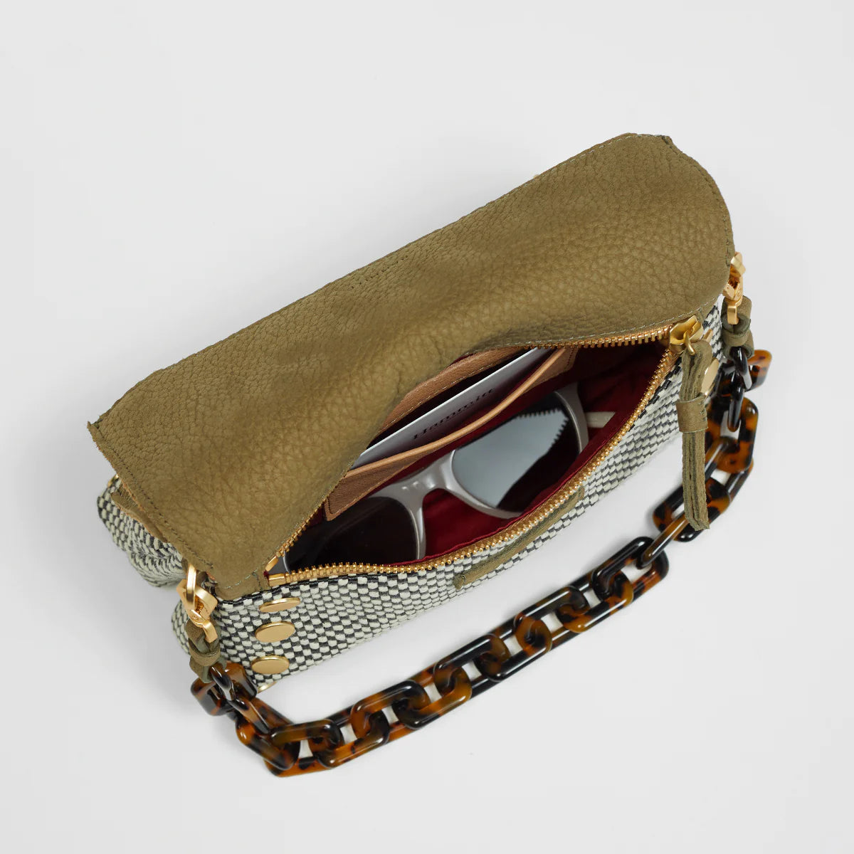 Hammitt Dillon Leather Handbag California Sunday/Brushed Gold - Limited Edition-Rebel Romance