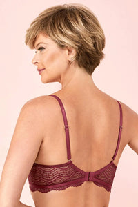 Fruit De La Passion Easy to Love Unlined Bra Burgundy