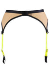 Axami 11832 Sheer Garter Belt Juicy Bloom