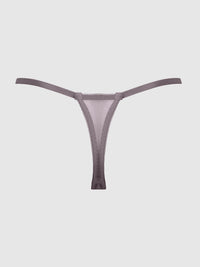 House of Desire Eden Embroidered Lace Crotchless Thong
