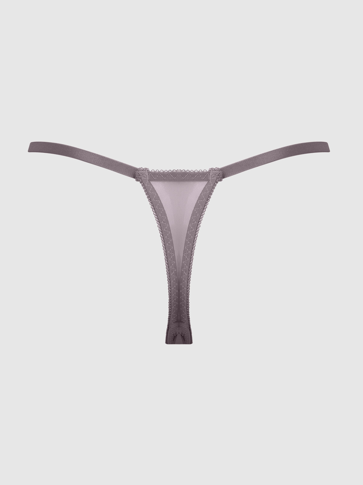 House of Desire Eden Embroidered Lace Crotchless Thong