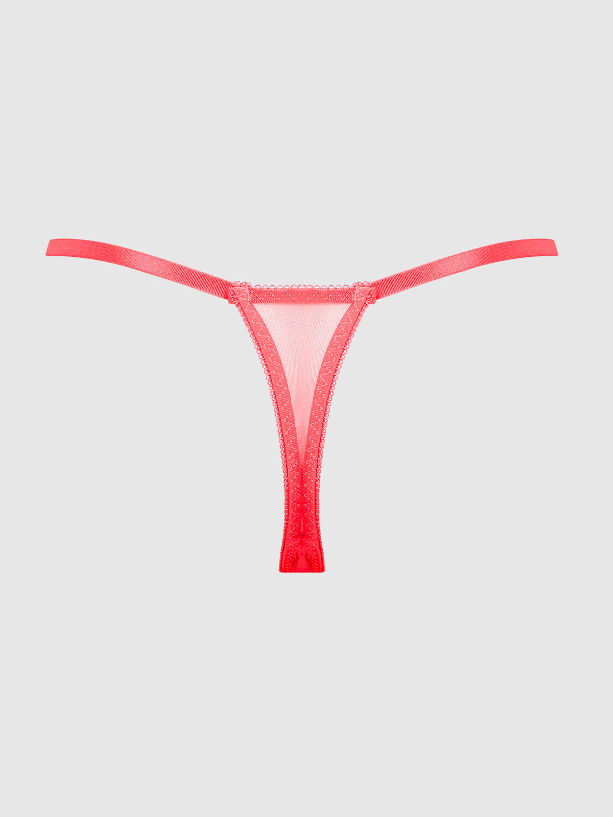 House of Desire Eden Embroidered Lace Crotchless Thong