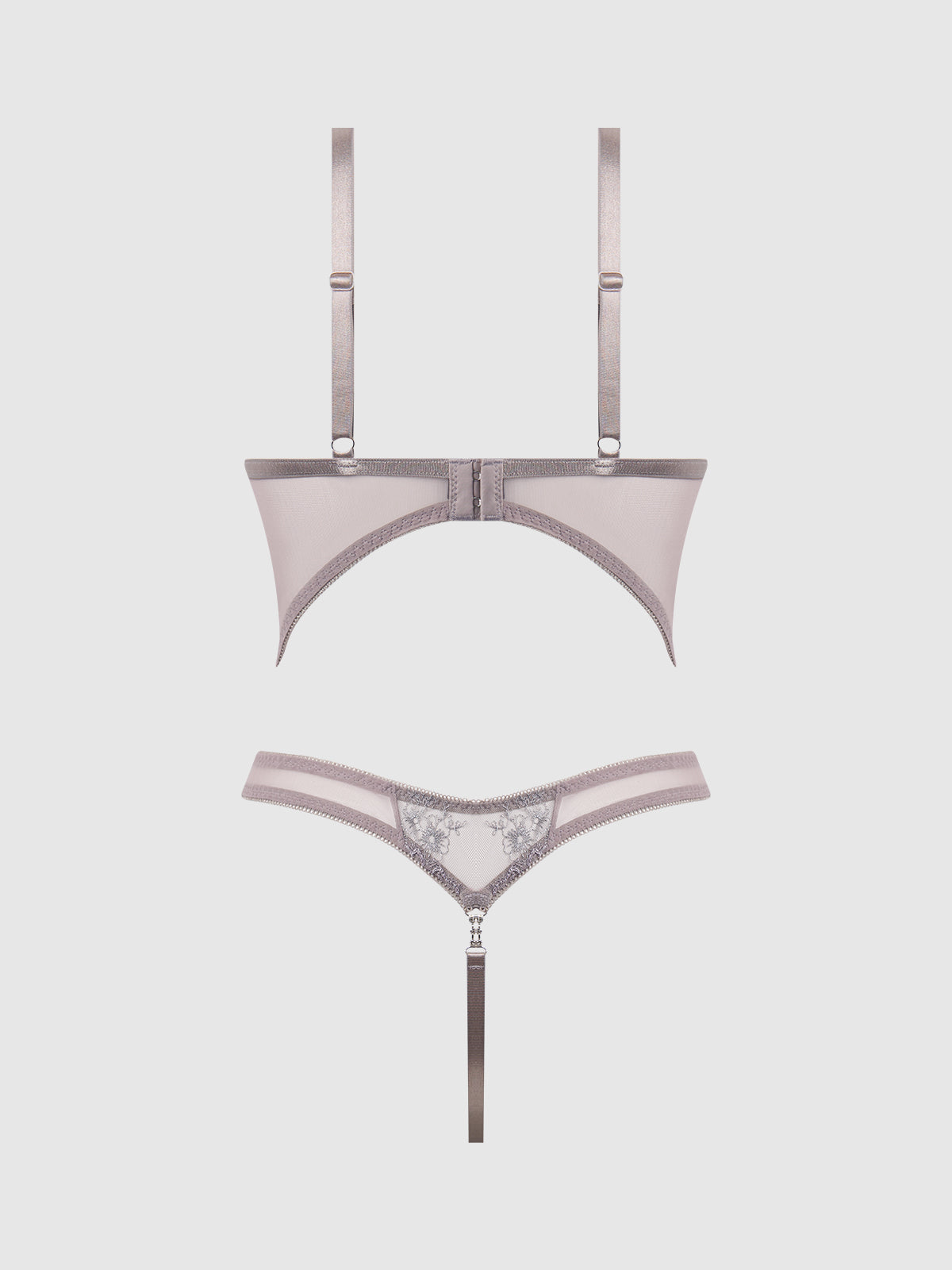 Eden Embroidered Lace Wirefree Teddy