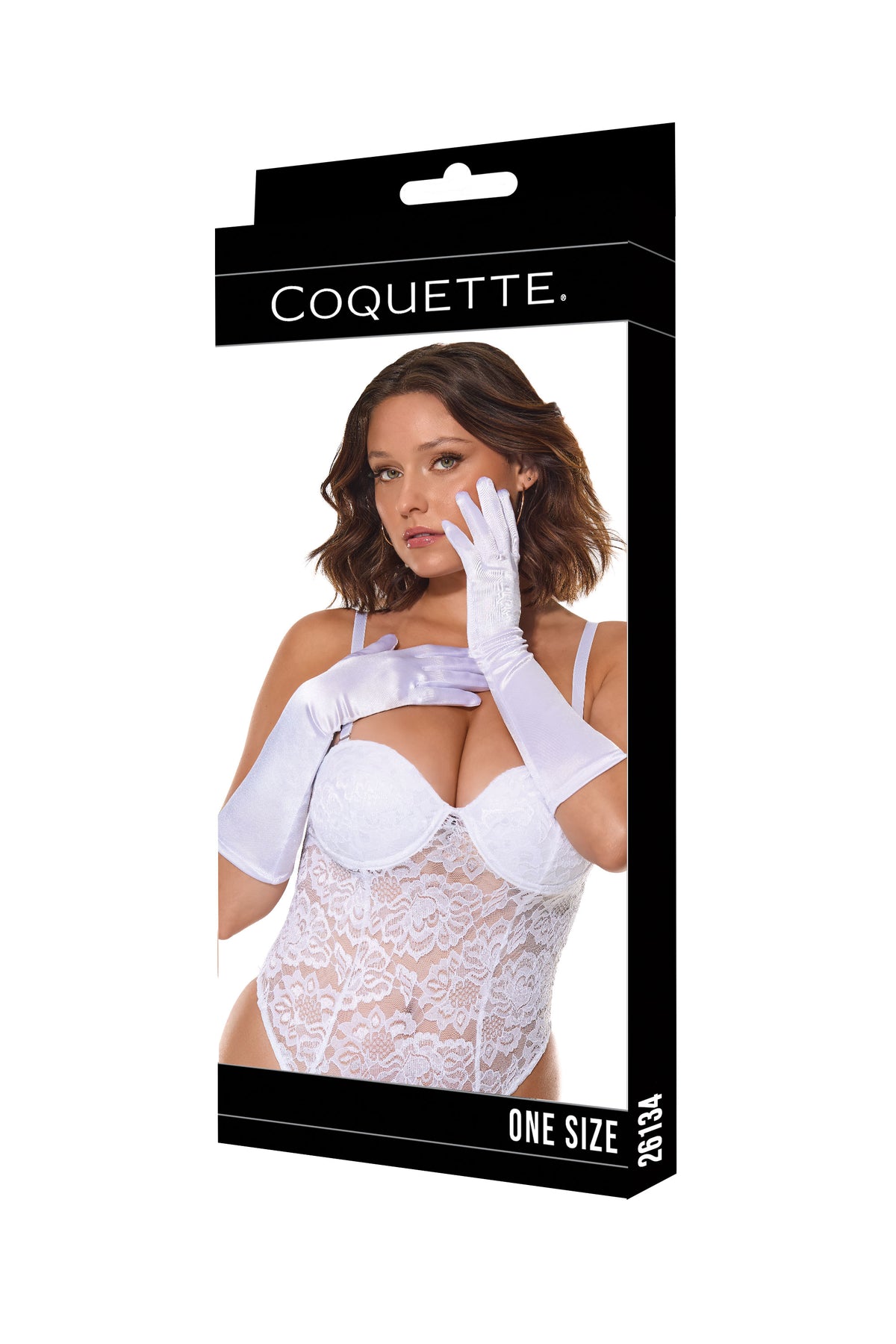 Eternal Shimmer Long Gloves White