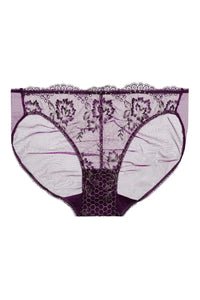 Dita Von Teese Evelina Bikini Panty Aubergine