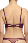 Dita Von Teese Evelina Unlined Bra Aubergine