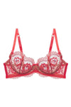 Dita Von Teese Evelina Unlined Bra Blood Orange