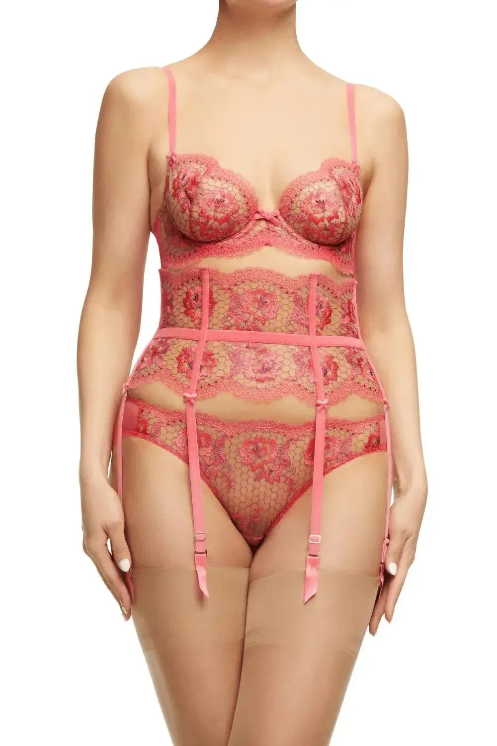 Dita Von Teese Evelina Unlined Bra Blood Orange