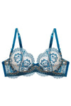 Dita Von Teese Evelina Unlined Bra Ocean Blue