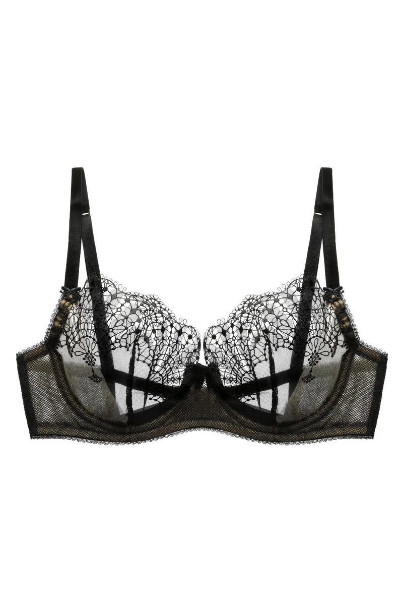 Dita Von Teese Fantastique Sheer Mesh Unlined Bra