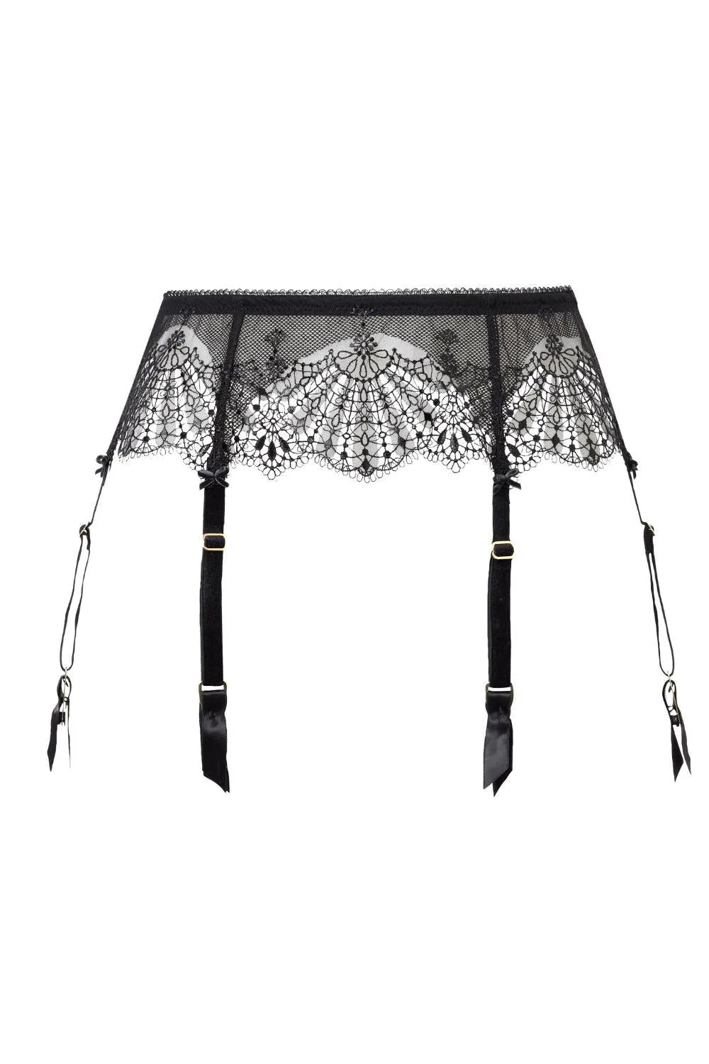Dita Von Teese Fantastique Sheer Suspender Belt