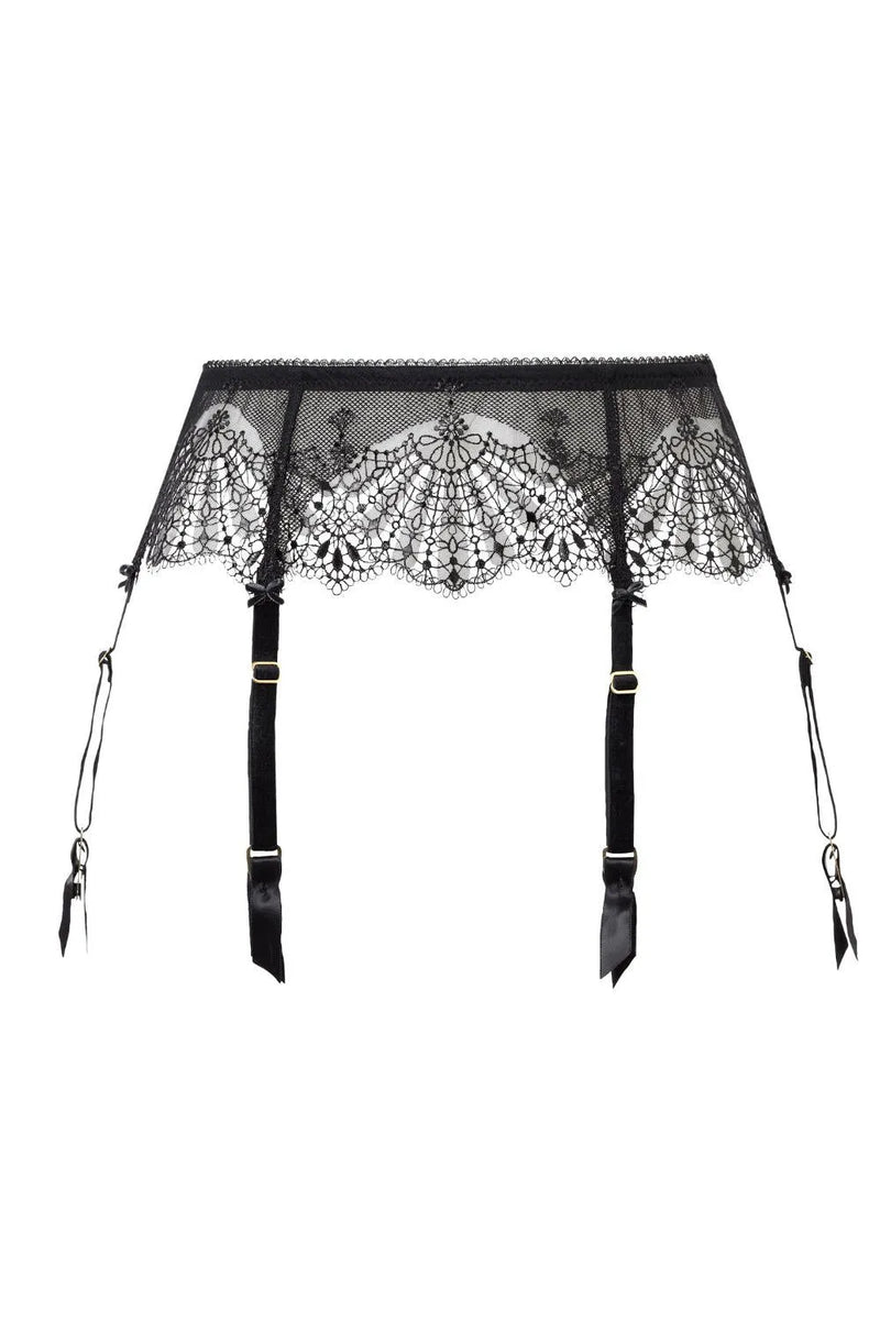 Dita Von Teese Fantastique Sheer Suspender Belt