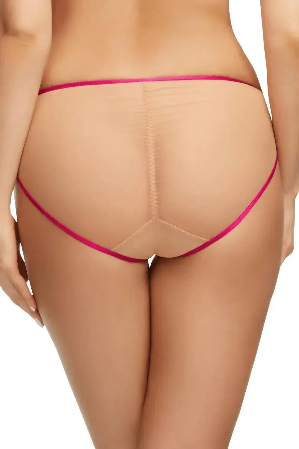 Dita Von Teese Femmoiselle Sheer Bikini Panty Pomegranate
