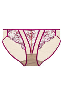 Dita Von Teese Femmoiselle Sheer Bikini Panty Pomegranate