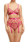 Dita Von Teese Femmoiselle Sheer Bikini Panty Pomegranate