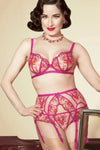 Dita Von Teese Femmoiselle Sheer Bikini Panty Pomegranate