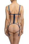 Dita Von Teese Femmoiselle Sheer Bikini Panty Queen's Blue