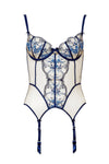 Dita Von Teese Femmoiselle Sheer Bustier Queen's Blue