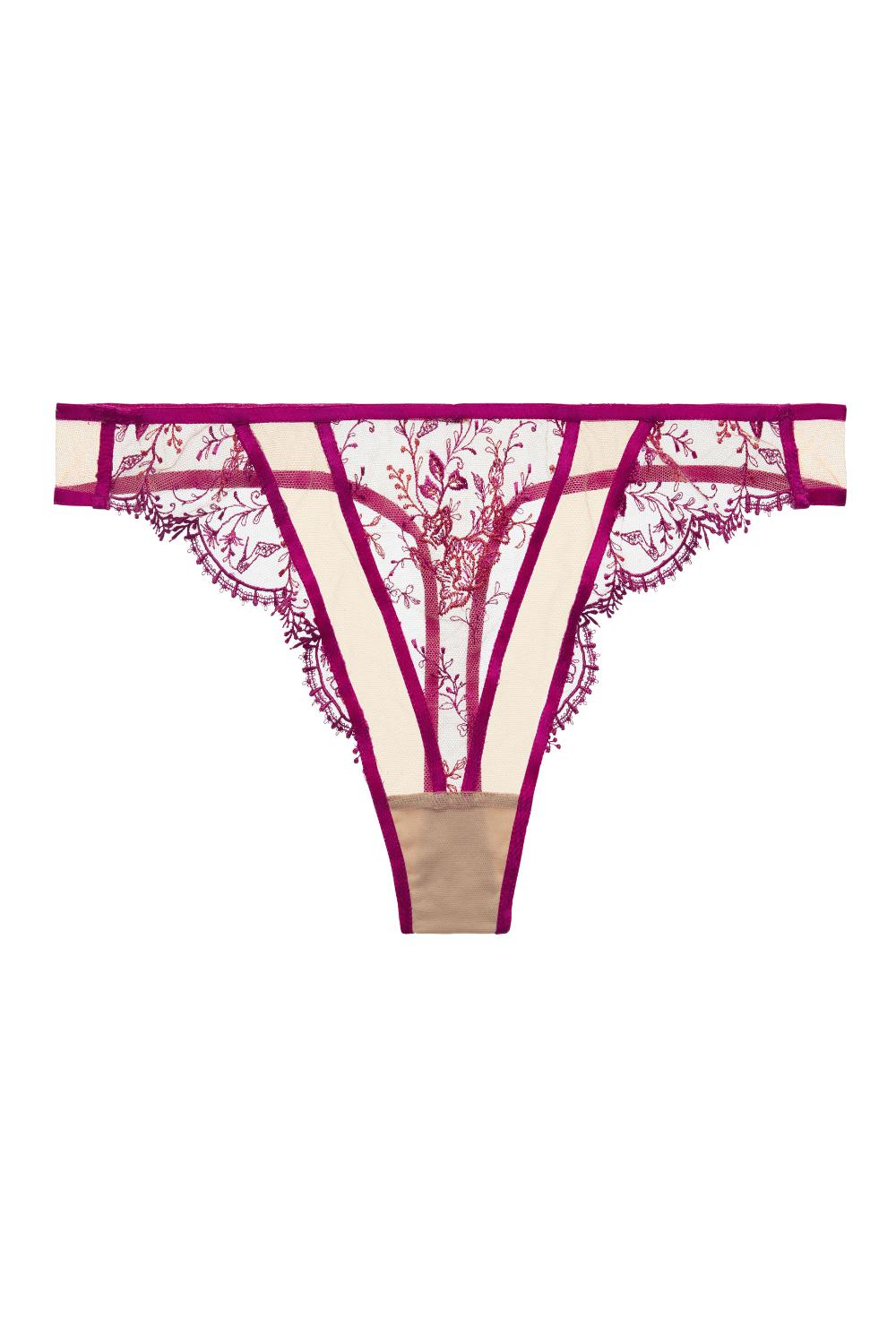 Dita Von Teese Femmoiselle Sheer G-String Panty Pomegranate