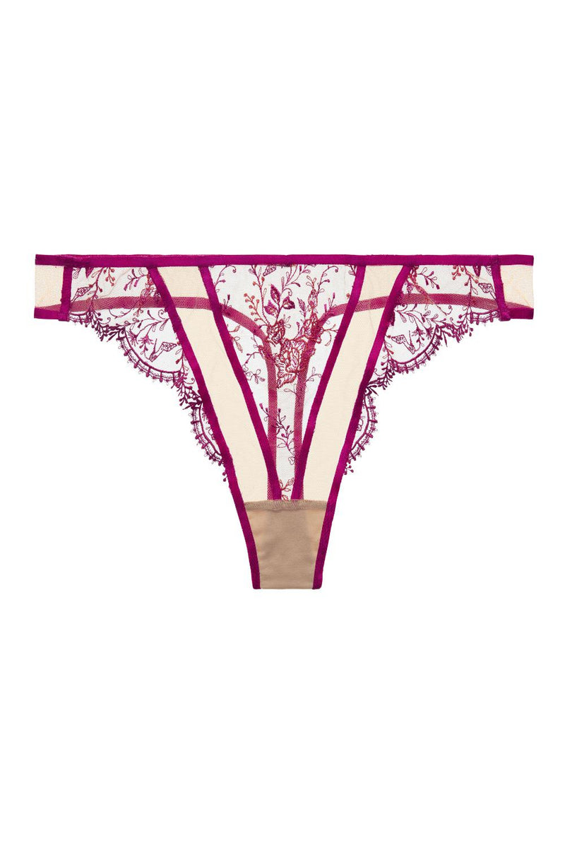 Dita Von Teese Femmoiselle Sheer G-String Panty Pomegranate